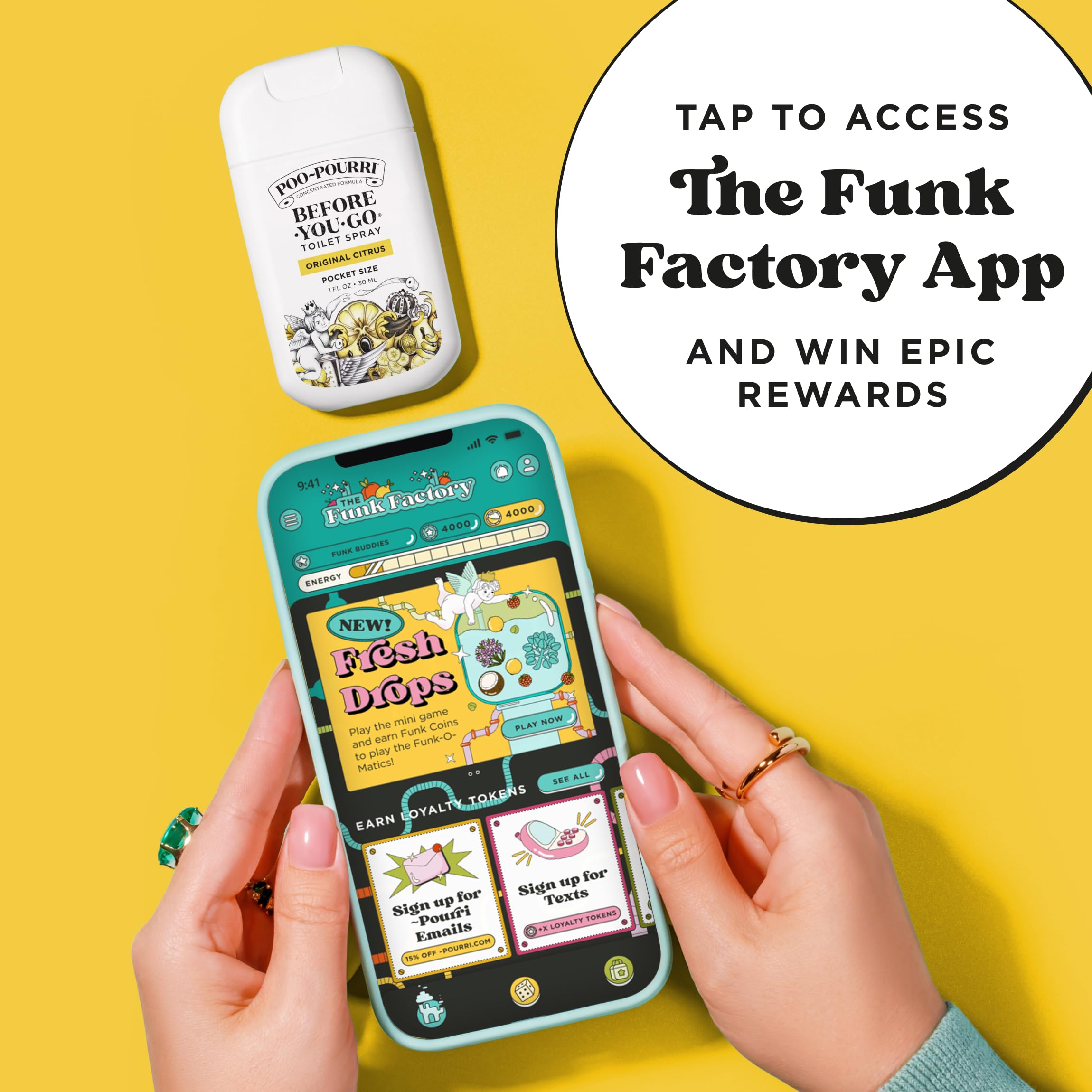 Poo-Pourri Leaping Bunny certified formula with plant-based ingredients
