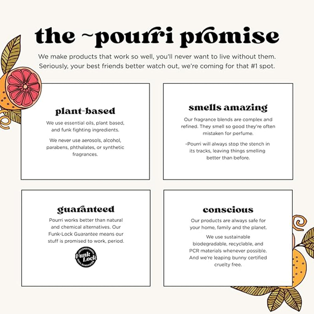 Poo-Pourri packaging open view reveals refill-friendly design.