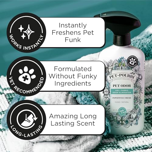 Pet-Pawsitively Fresh bed-bedding usage refreshes pet bedding and carriers.