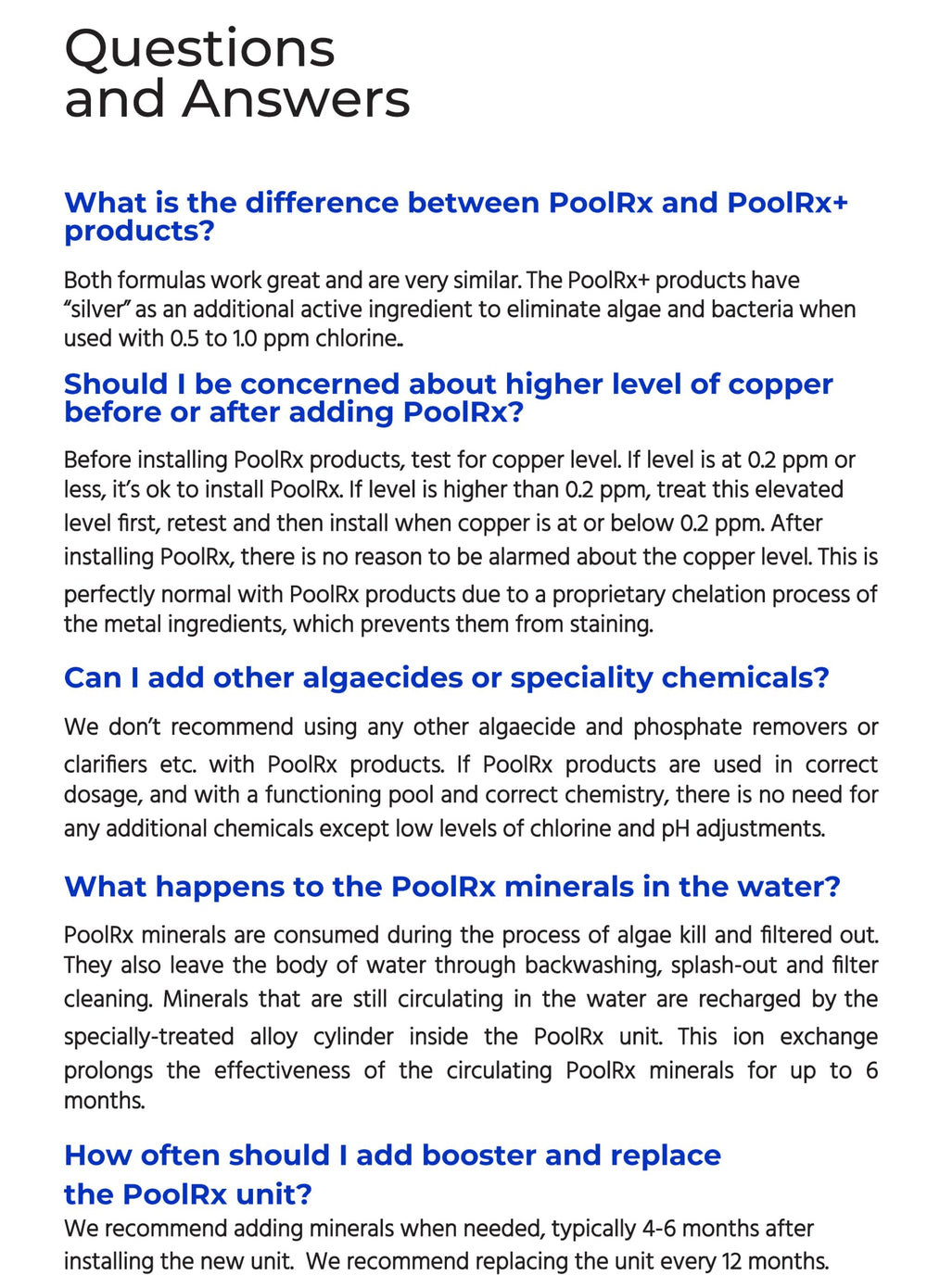 PoolRx product shot showing durable, compact design for pool care.