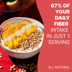 Poop Like a Champion serving size pack convenient high-fiber breakfast for mornings