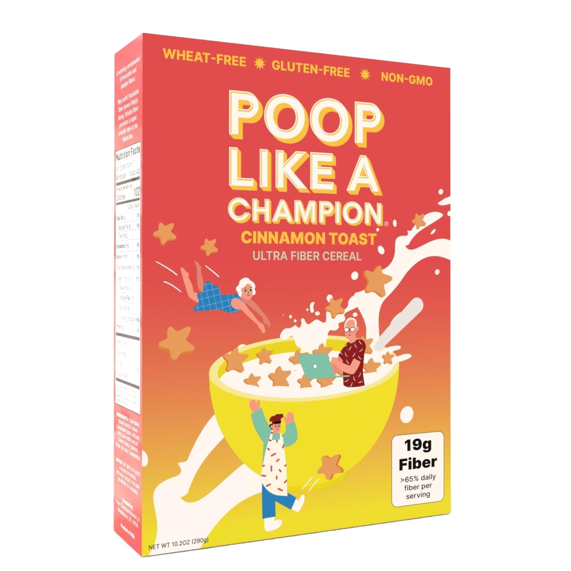 Ready-to-snack fiber boost for on-the-go mornings with Poop Like a Champion