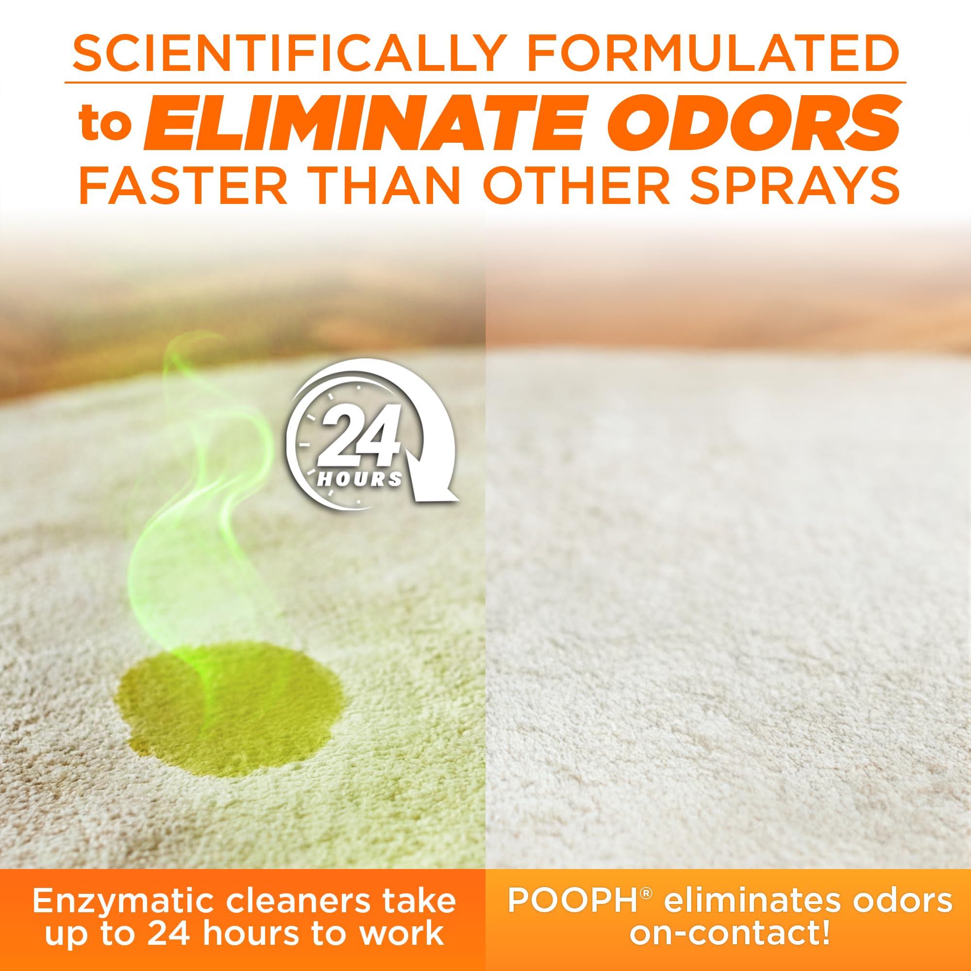 POOPH Kitty Odor Eliminator targets bedding odors for restful nights