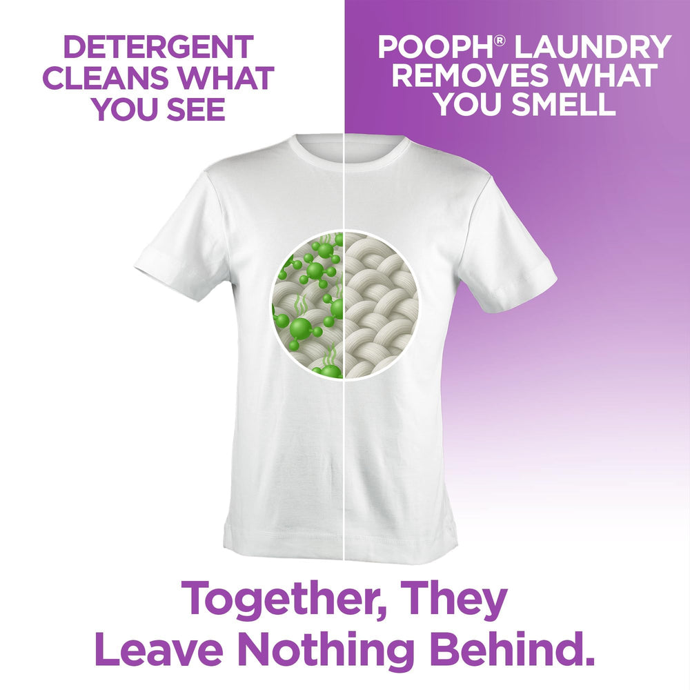 Stack of towels treated with POOPH Laundry for gym or swim odors.
