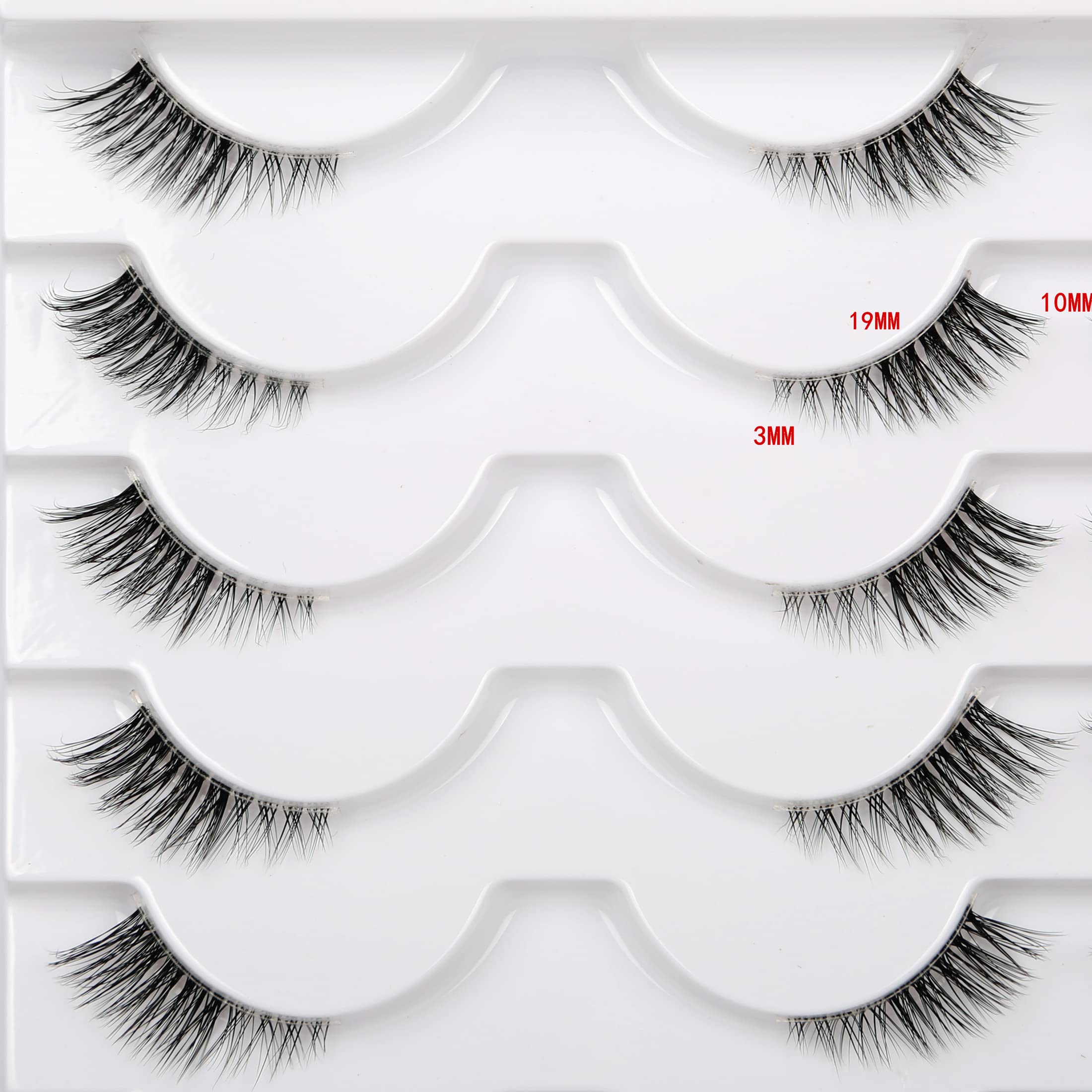 Pooplunch clear band lashes offer an invisible, seamless finish.