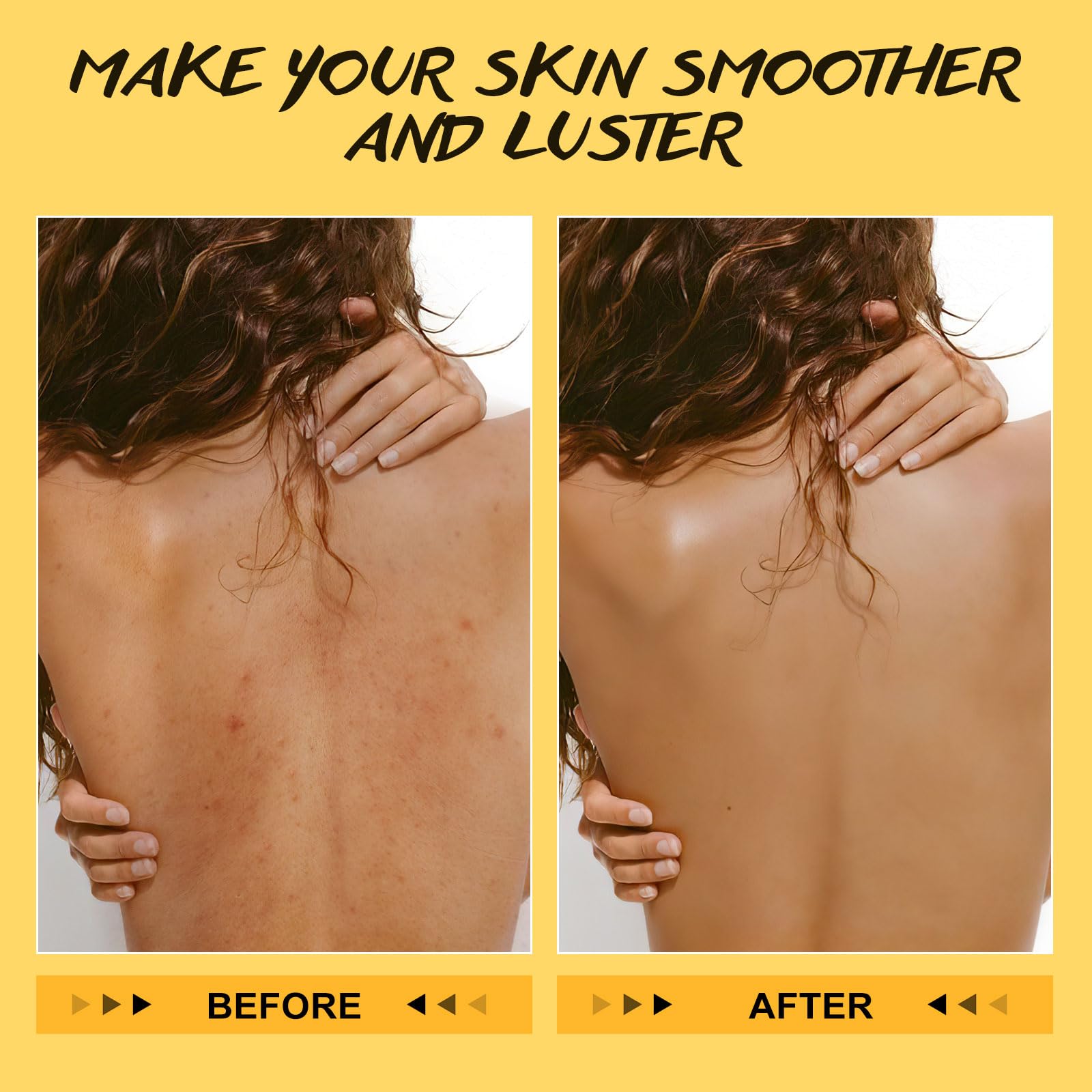 POP MODERN.C formula with shea butter and jojoba oil moisturizes skin.