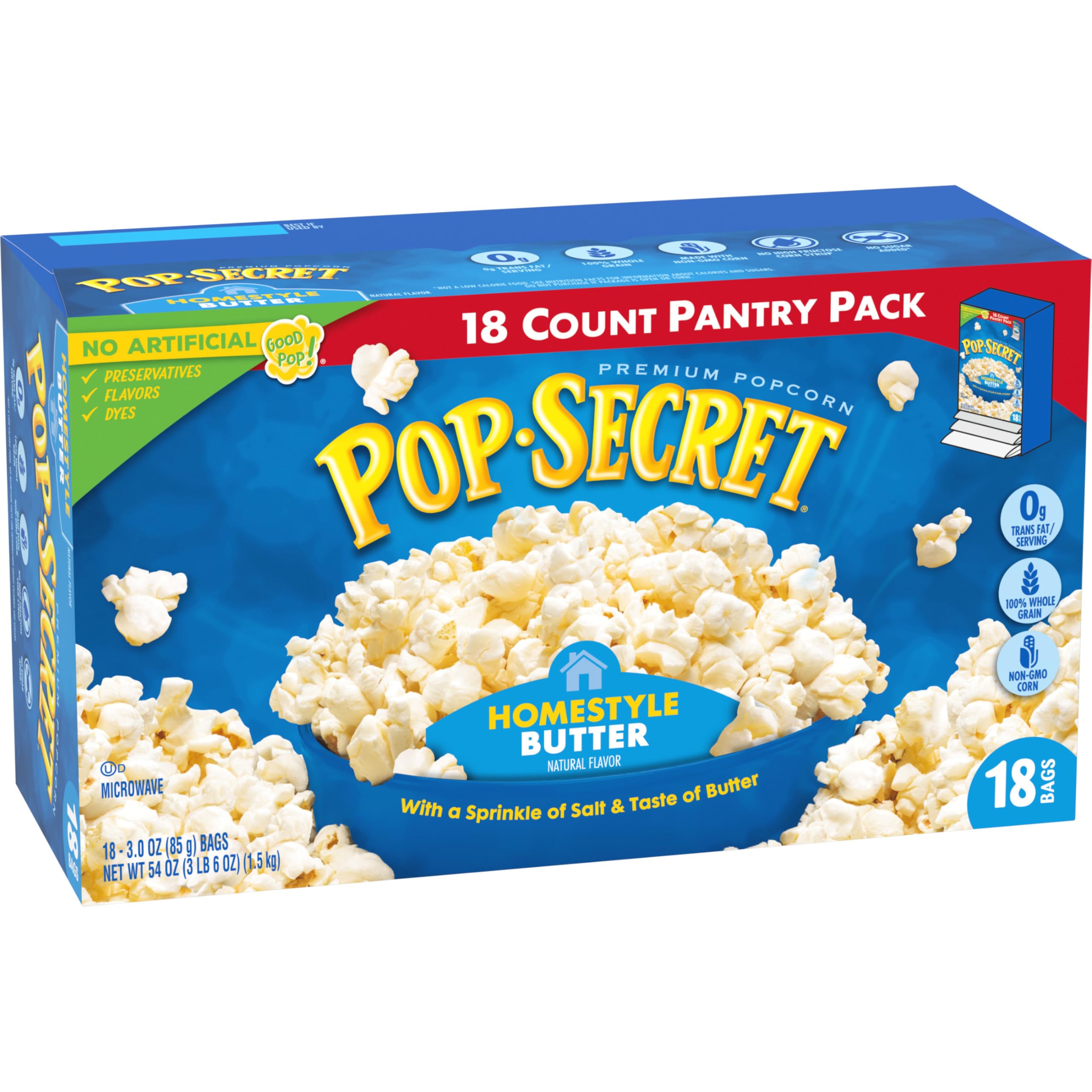Pop Secret snack during game day with friends.