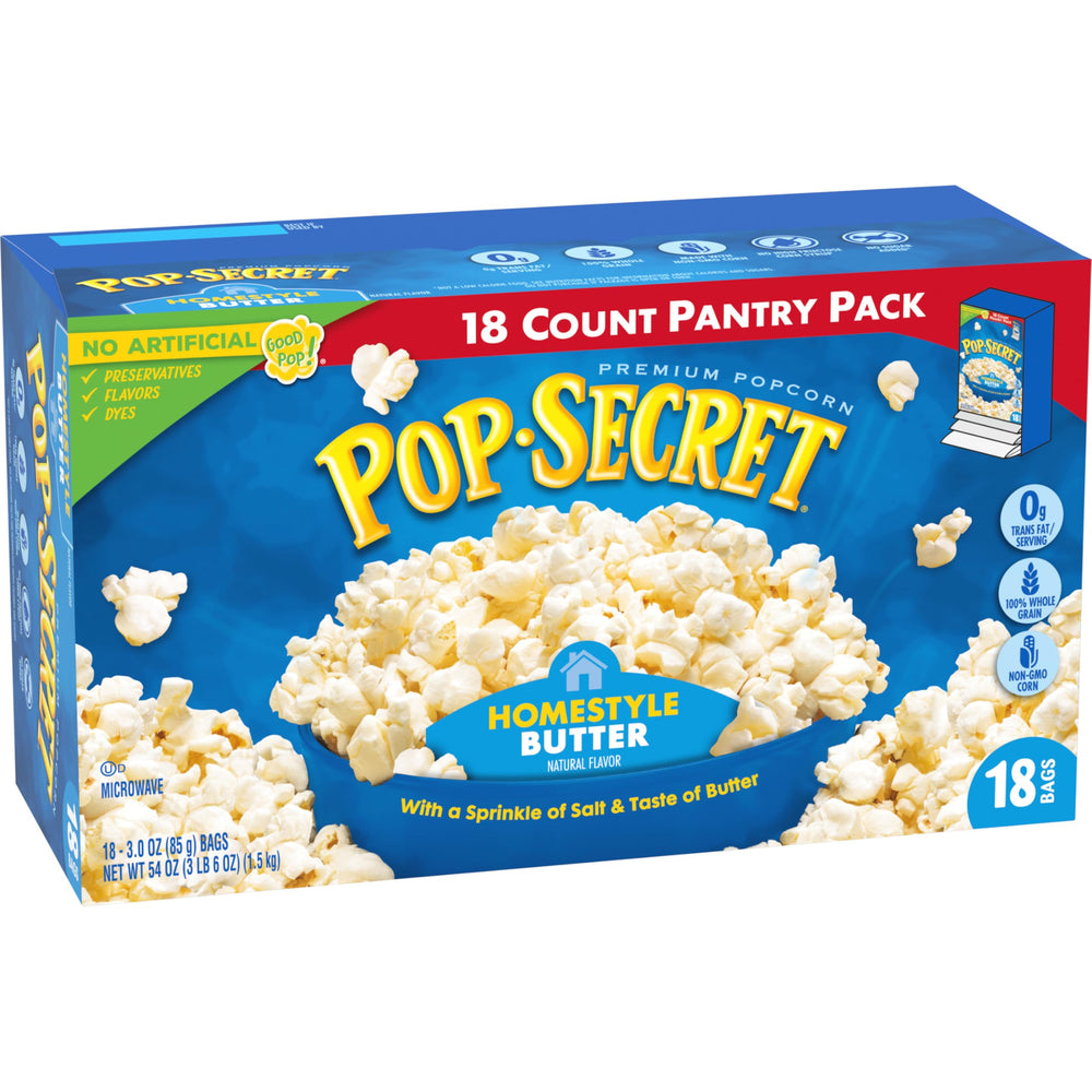 Pop Secret snack during game day with friends.