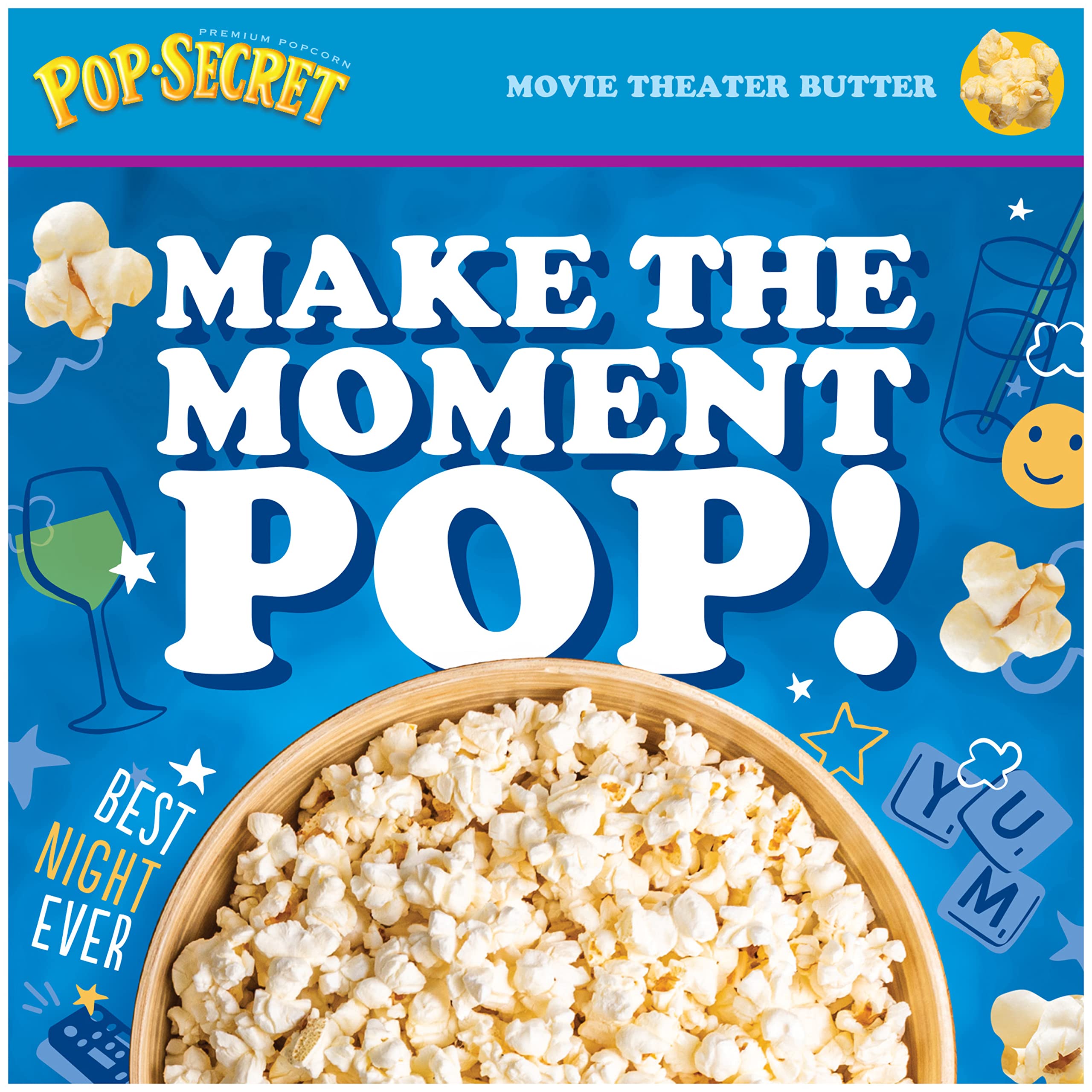 Aromas fill the room as Pop Secret popcorn pops to perfection.