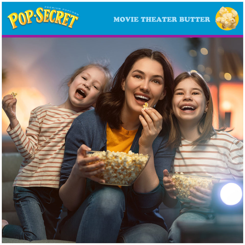 Easy microwave popcorn from Pop Secret in minutes for busy evenings.