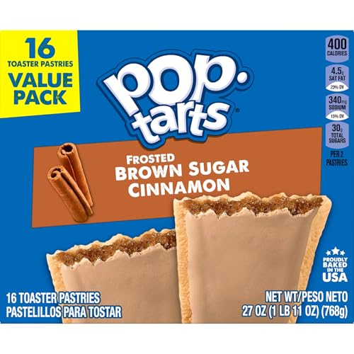 Pop-Tarts Frosted Brown Sugar Cinnamon dessert idea plate