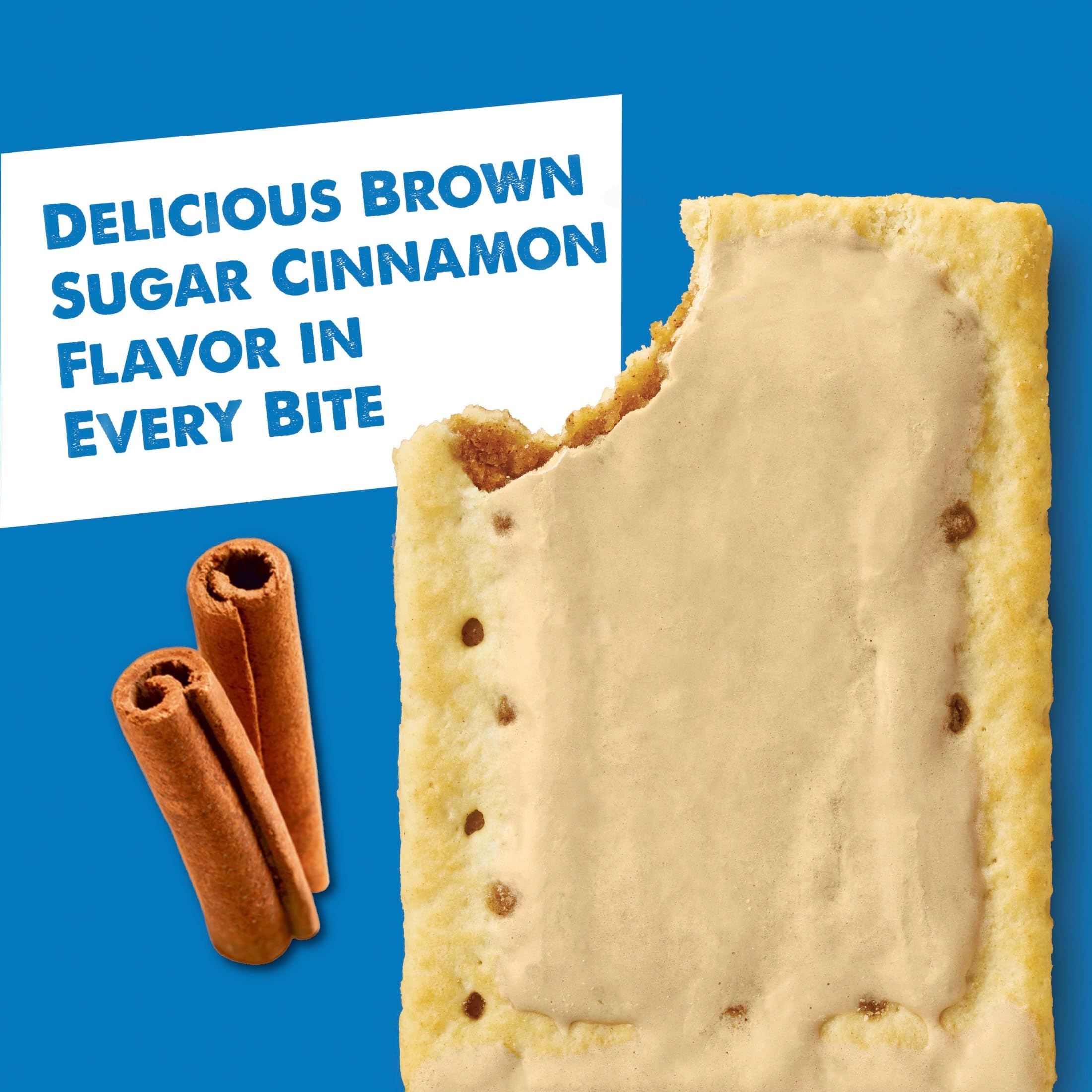 Pop-Tarts Frosted Brown Sugar Cinnamon with milk pairing