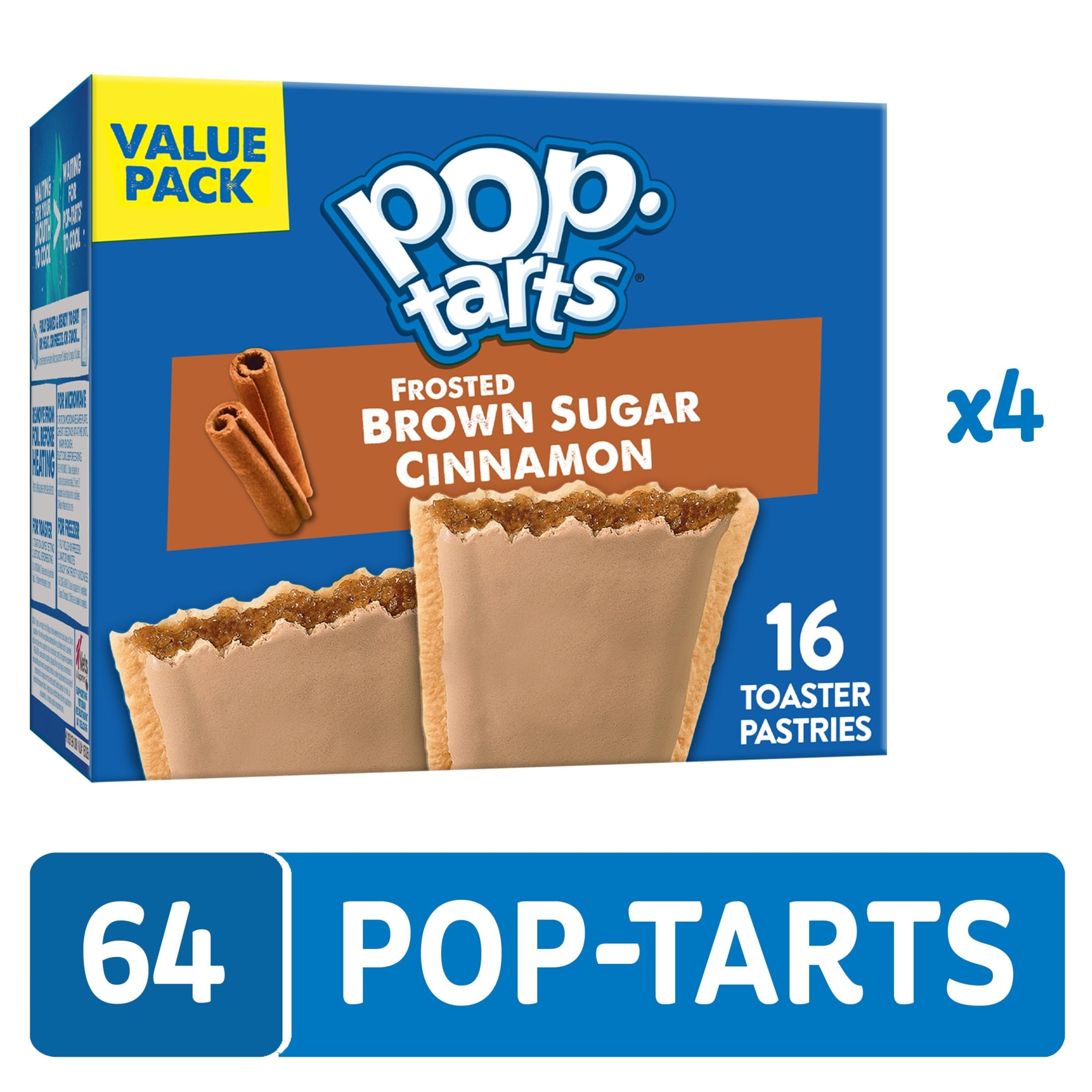 Pop-Tarts Frosted Brown Sugar Cinnamon plated breakfast treat