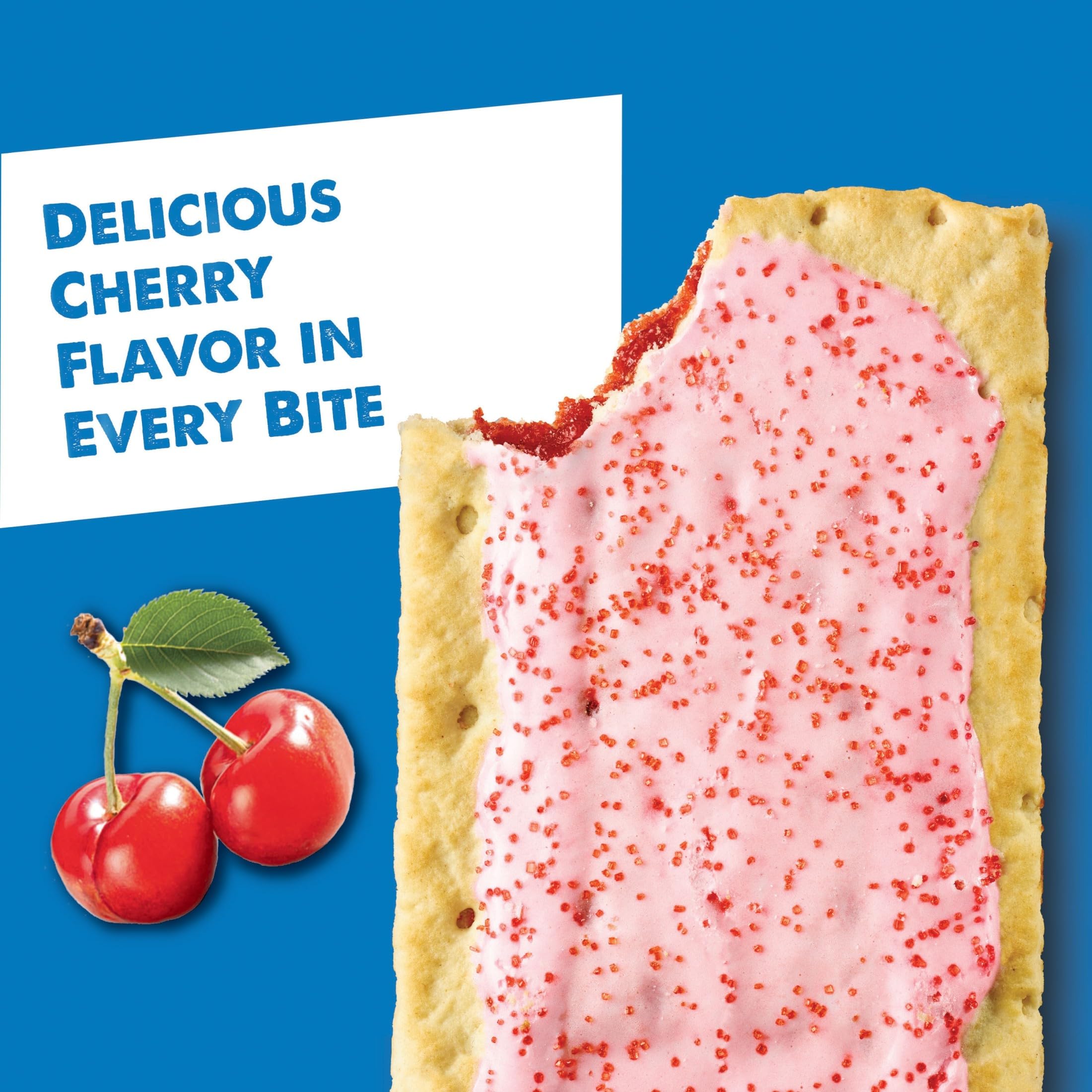 Two box Frosted Cherry package on pantry shelf