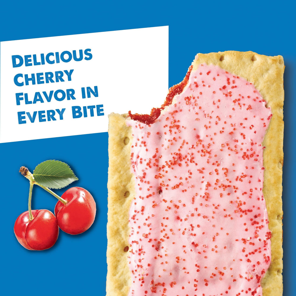 Two box Frosted Cherry package on pantry shelf