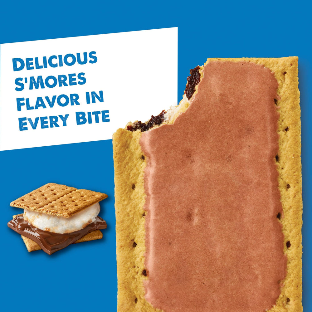 Ice cream sandwich idea using Pop-Tarts Frosted S'mores for dessert