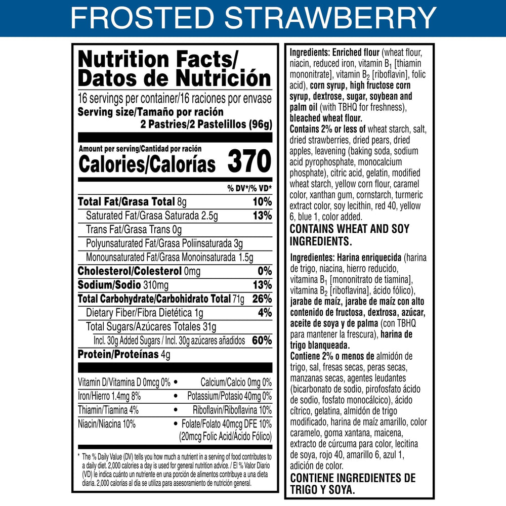 Pop-Tarts Frosted Strawberry sprinkles close-up, crunchy texture for a satisfying snack
