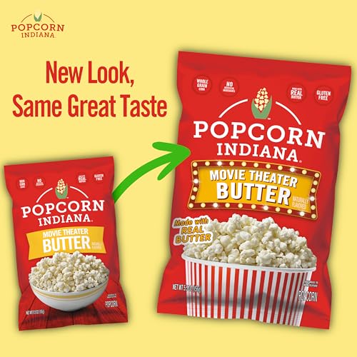 Popcorn Indiana Movie Theater Butter display pack on store shelf