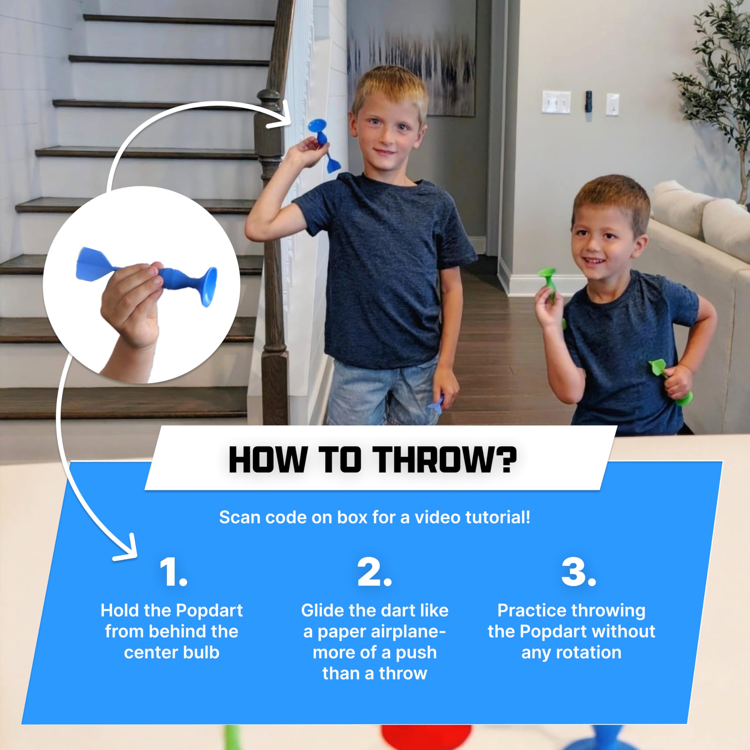 Popdarts Carrying Bag keeps everything organized for on-the-go fun.
