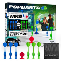 Popdarts Rookie Pack contents show beginner-friendly essentials for quick, family-friendly setup.