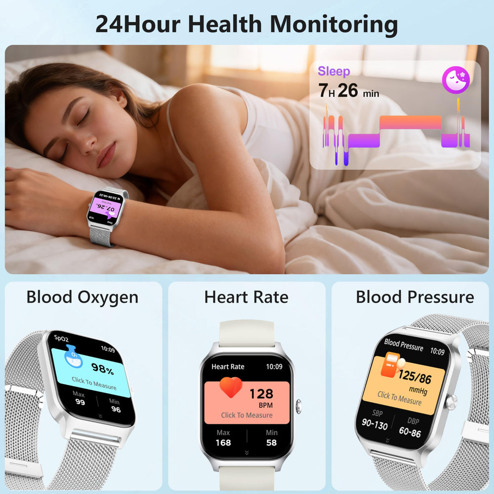 Popglory Smartwatch supports 110+ sport modes for versatile workouts