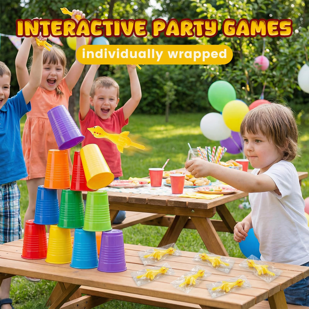 POPLAY party gift set of chickens for stocking stuffers and celebrations.