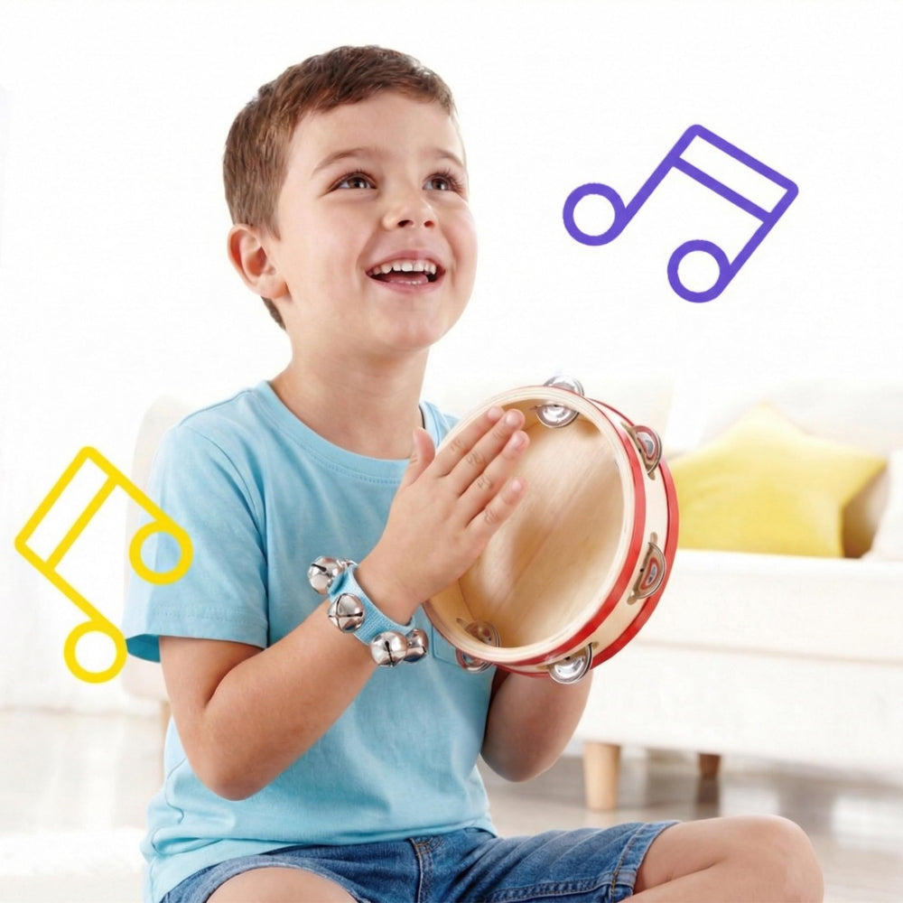 POPLAY bells deliver a clear sound as the wrist moves.