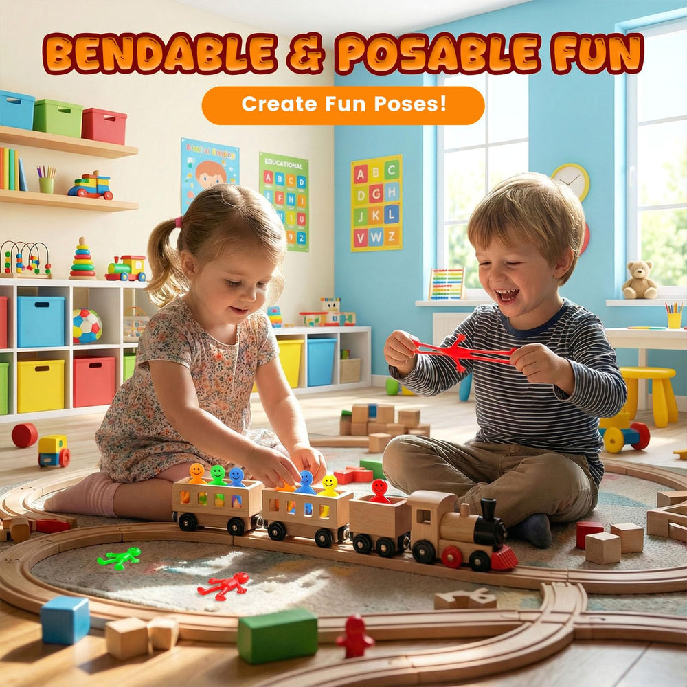 POPLAY poseable desk buddy for imaginative play