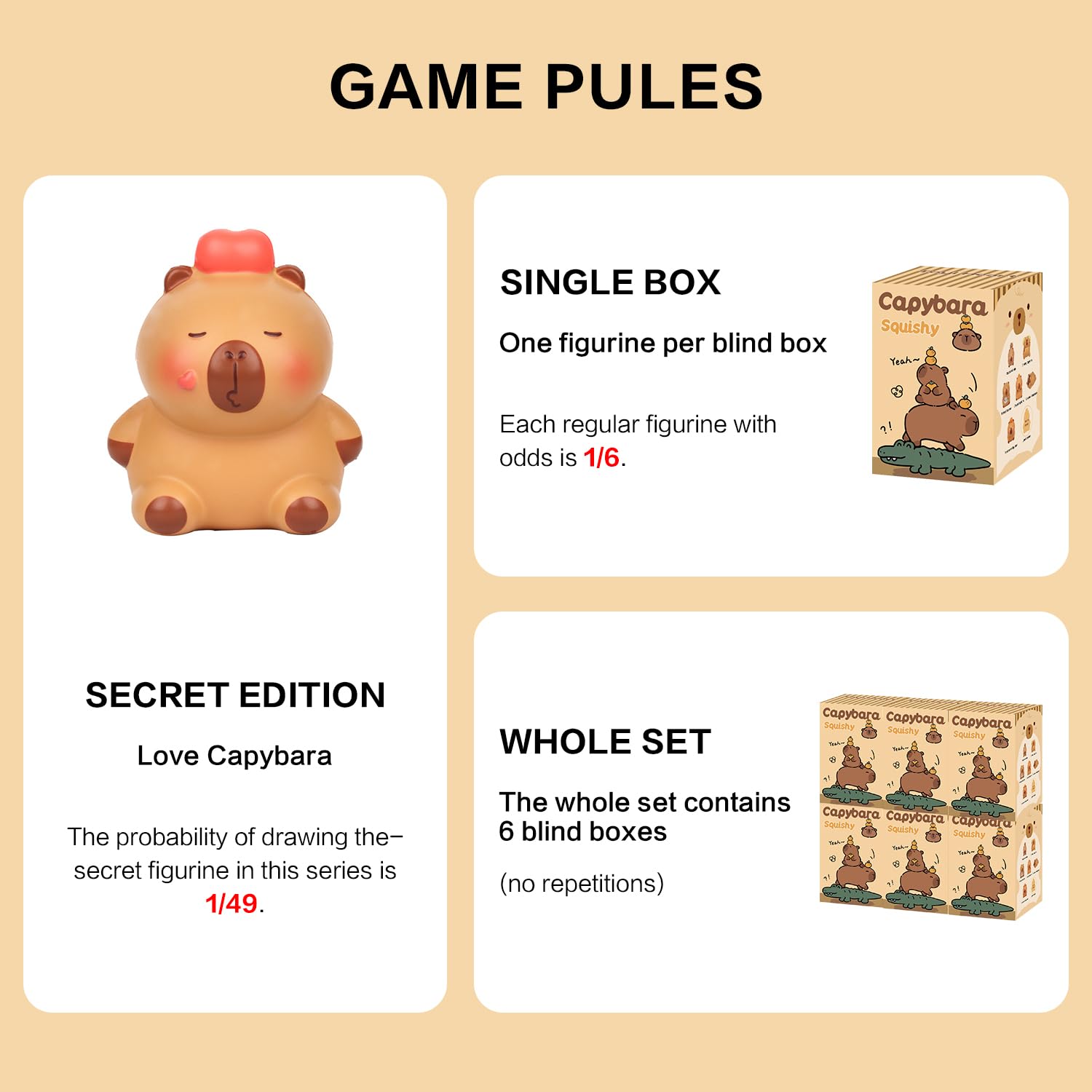 Popobox Capybara orange-balancing figure adds playful balance to spaces.