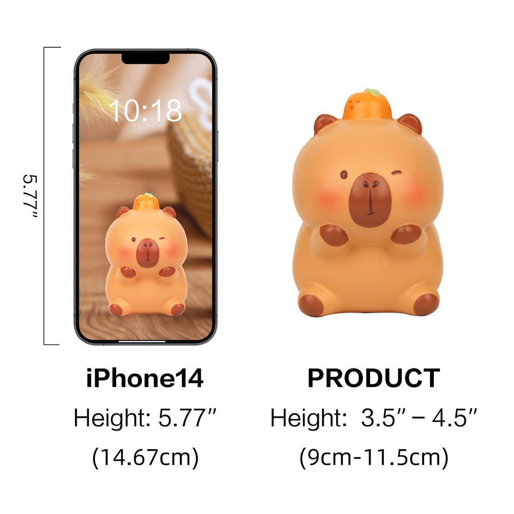 Popobox Capybara persimmon-carrying figure inspires curiosity and gift-ready display.