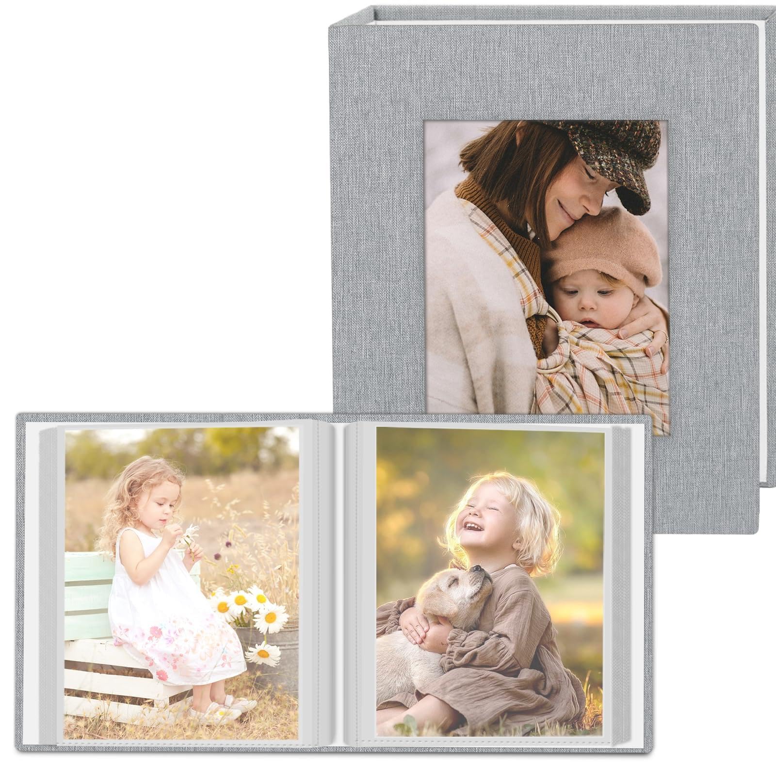 Popotop 2-pack 5x7 compact album, ideal for travel memories