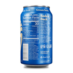 Poppi Cream Soda pour into glass showcases vibrant bubbles and inviting fizz.
