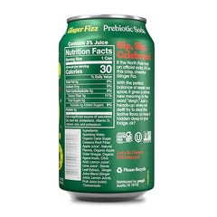 Poppi Holiday Ginger Fizz can side view, ideal for on-the-go refreshment.