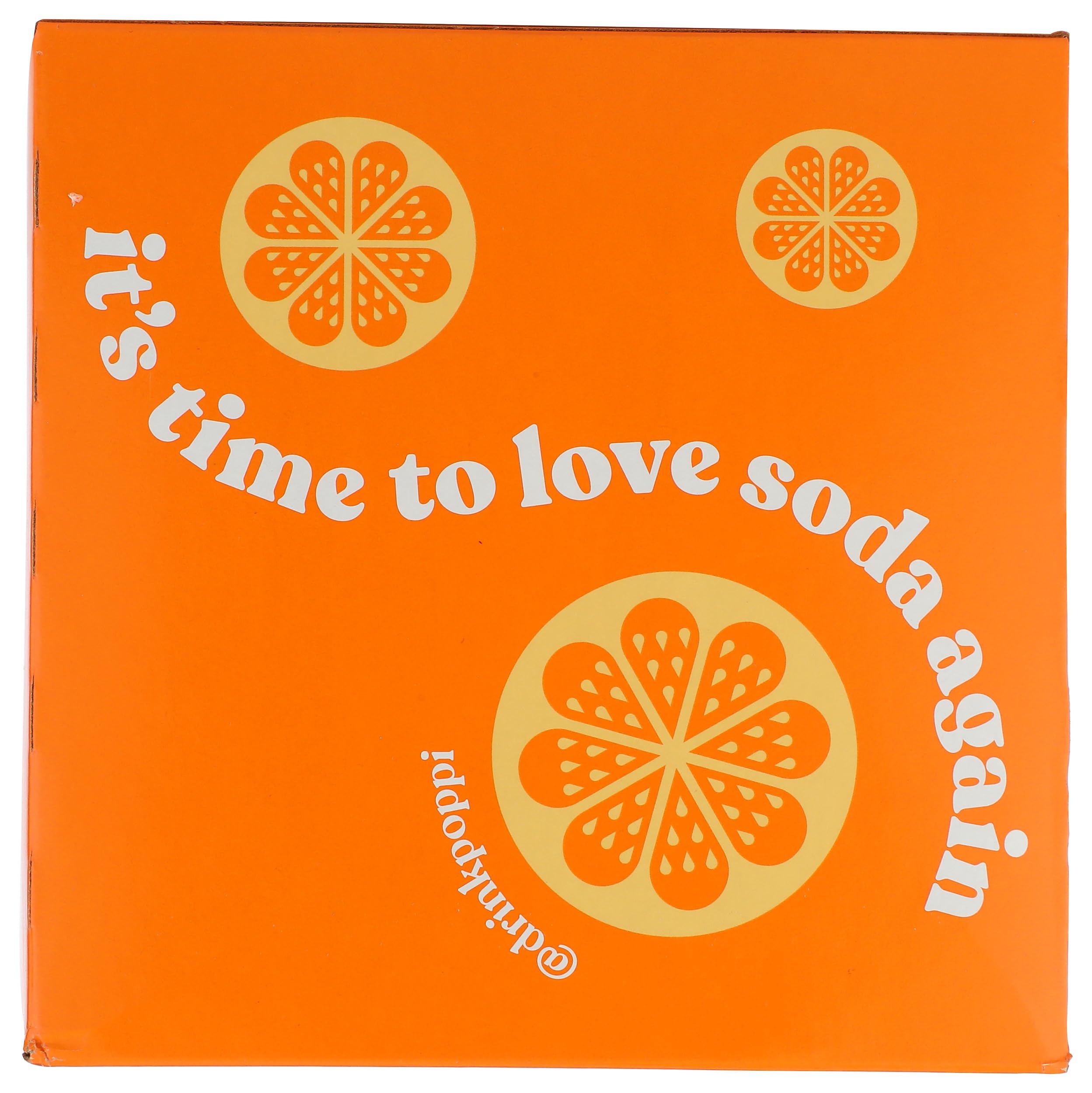Poppi Orange can in hand for a quick, portable pick-me-up.