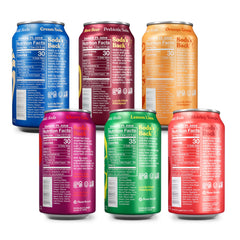 Poppi Root Beer can, classic flavor with prebiotic fiber.