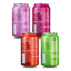 Poppi Sparkling Cherry Cola bottle, bright flavor with prebiotic benefits.