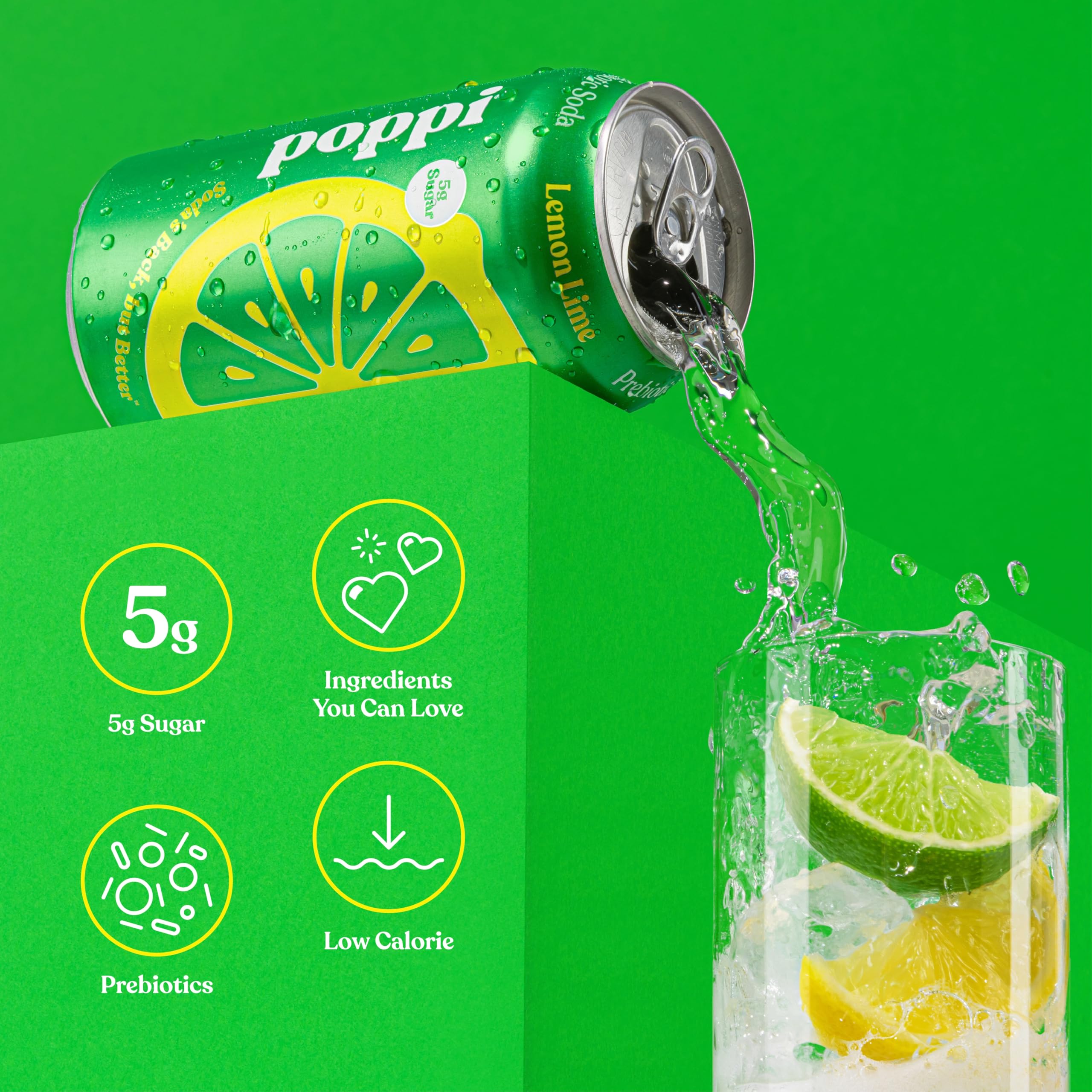 Poppi Orange Cream can delivers creamy citrus notes in a sparkling sip.