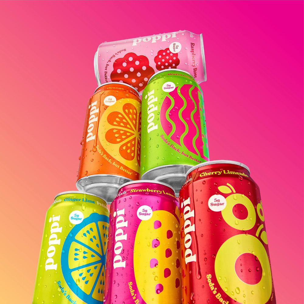 Poppi Watermelon can offers crisp fizz and fruity refreshment