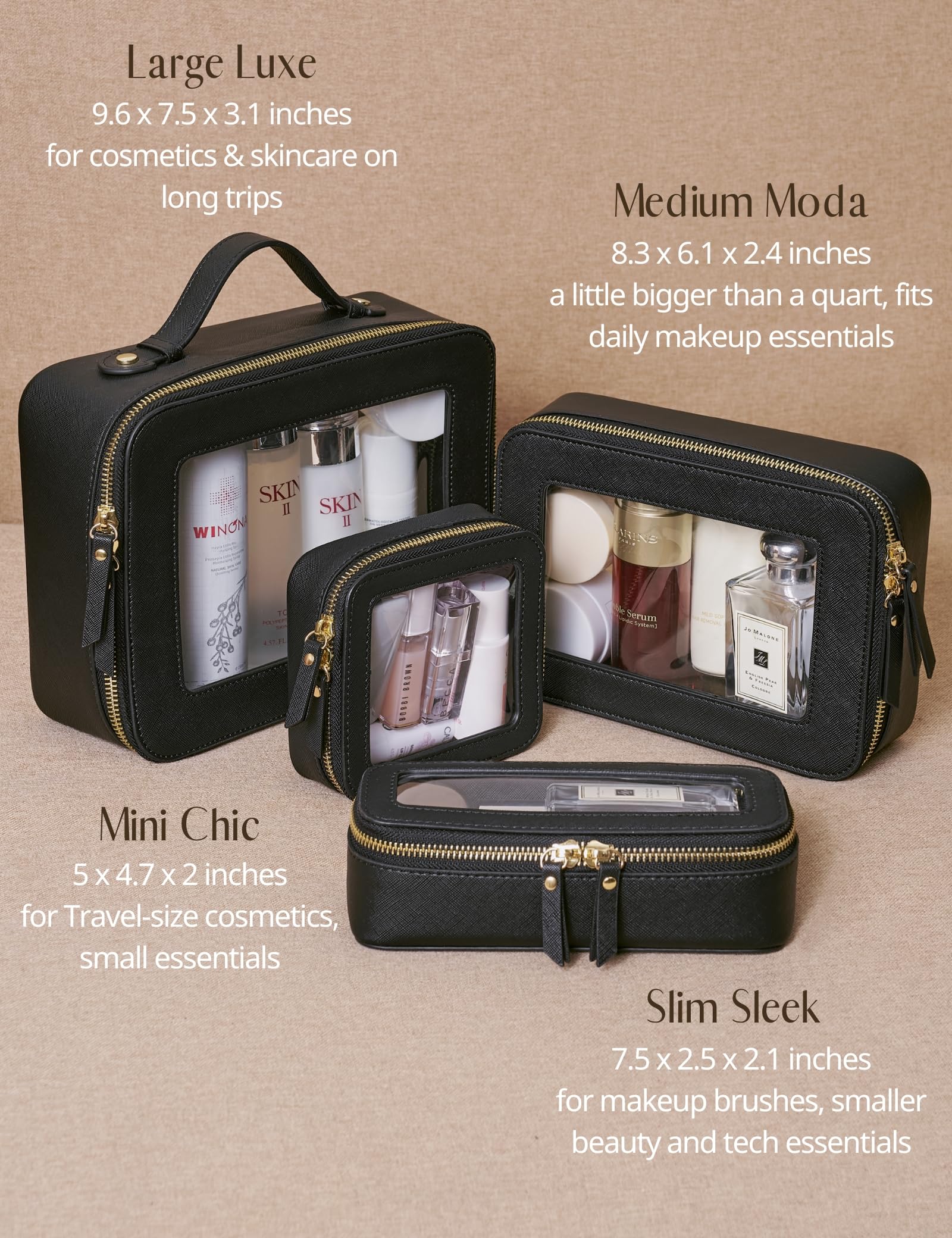 Popvibe essential on-the-go bag keeps small items within reach.