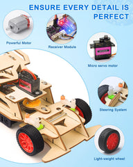 Poraxy wooden puzzle assembly with laser-cut precision for smooth fitting