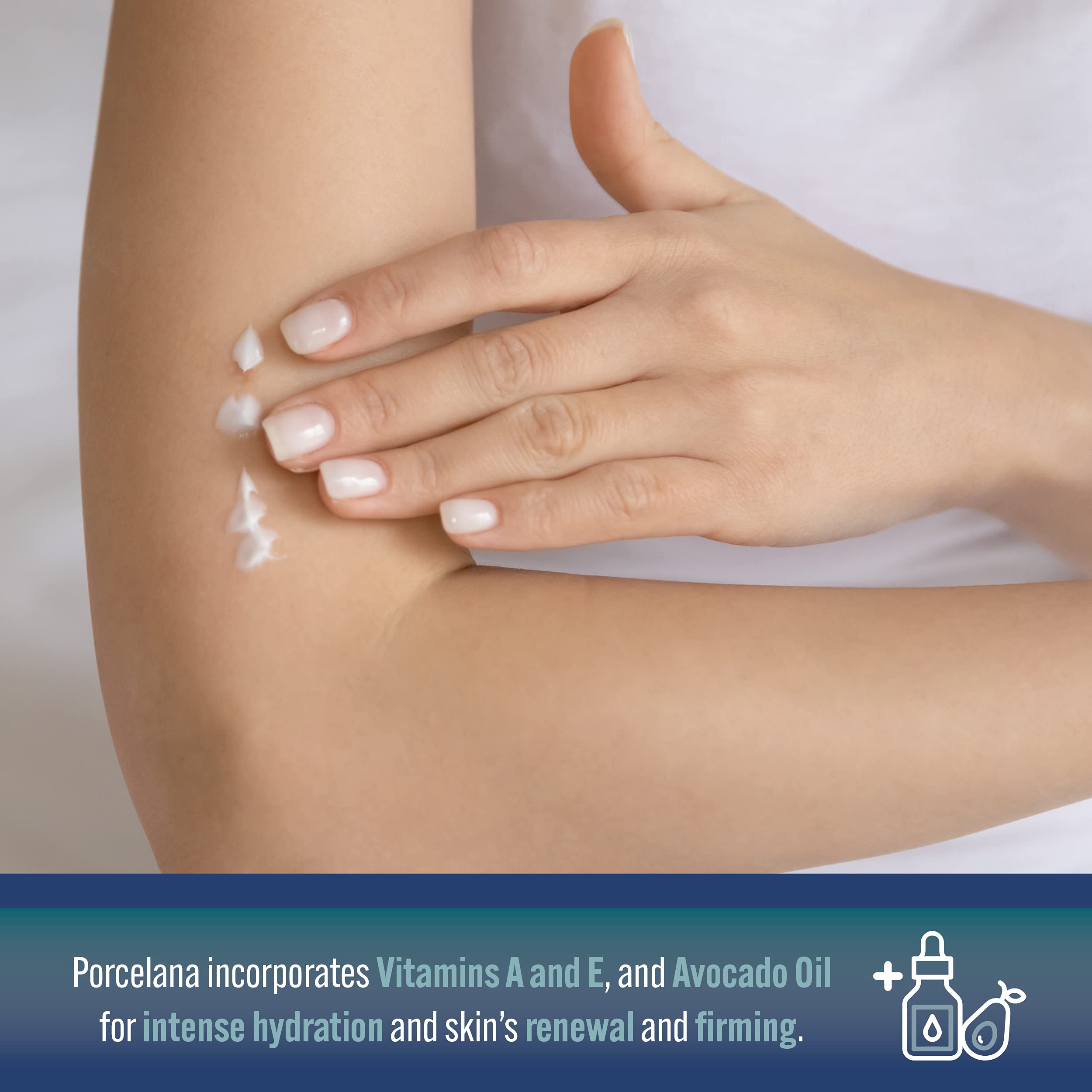 Porcelana Hydration Cream applied under sunscreen for layered protection.