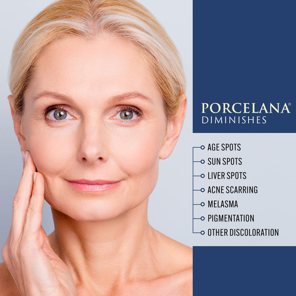 Porcelana Nighttime Hydration Cream with Vitamin A supporting renewal.