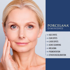 Porcelana Nighttime Hydration Cream with Vitamin A supporting renewal.