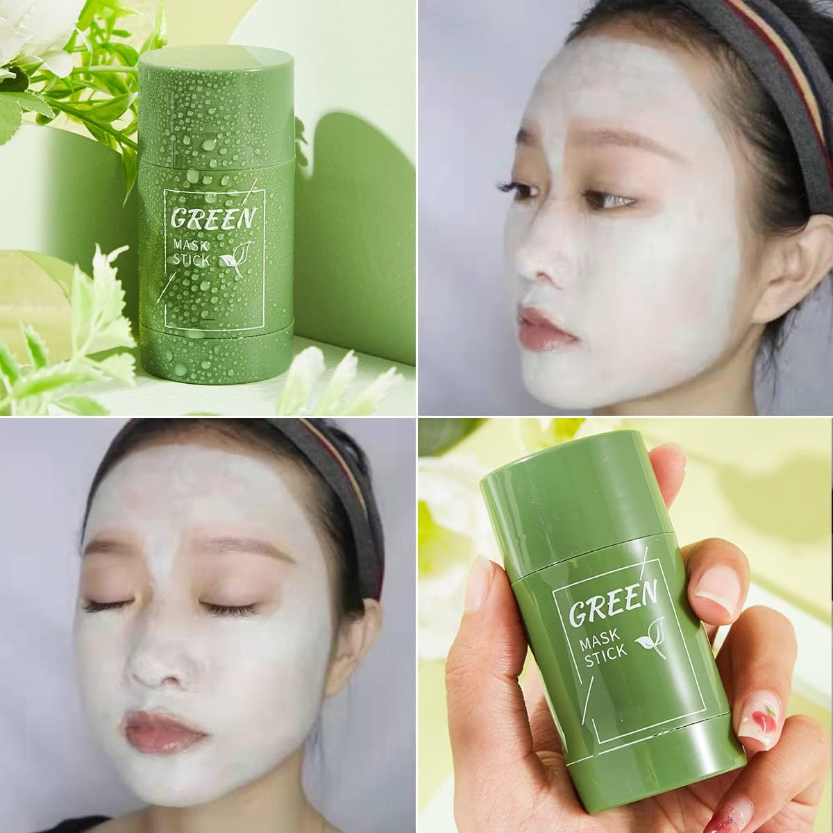 Porcolle Green Tea Mask Stick travel-friendly format for on-the-go use.