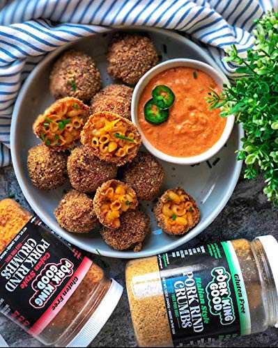 Jar-shaped Pork King Good crumbs simplify measurement for quick cooking.
