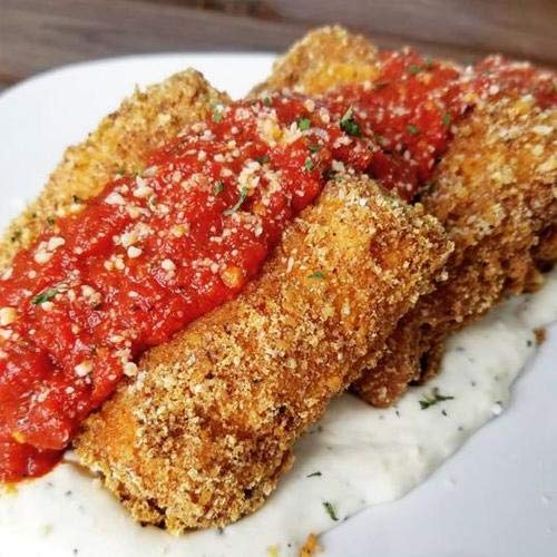 Pork King Good crumbs substitute for pizza crust or garlic bread.