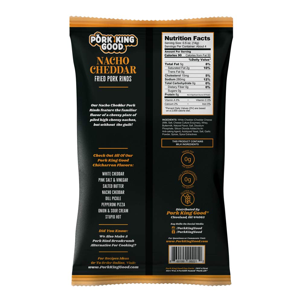 Pork King Good pizza-nacho-cheddar bag showcases bold flavor for snacking