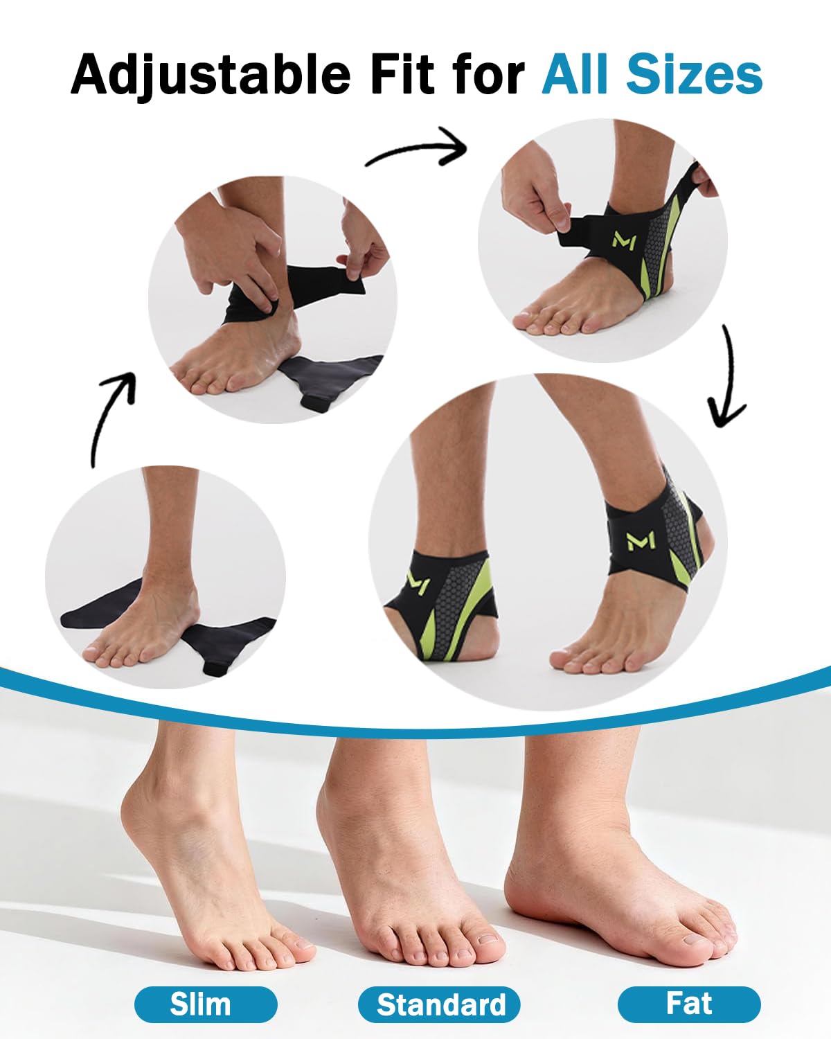 Porston breathable compression sleeve keeps feet dry during workouts and long days