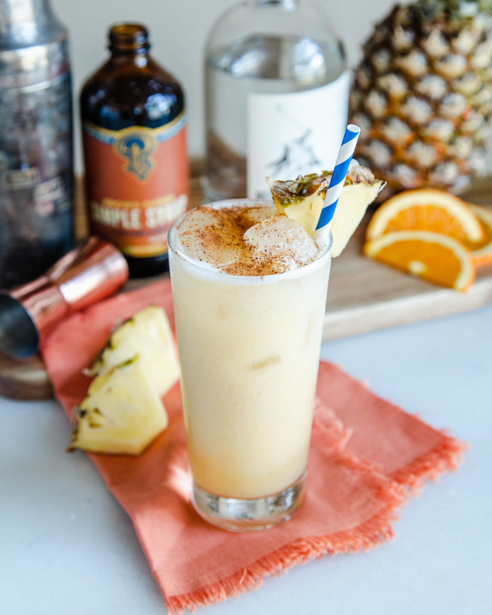 Portland Syrups Brown Sugar Simple Syrup in a seasonal drink, warm notes for autumn sips.