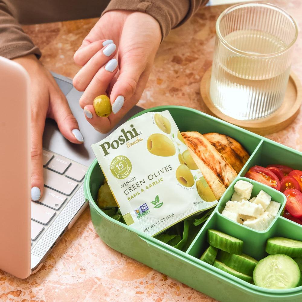 Poshi lemon rosemary olives brighten dishes and snacks